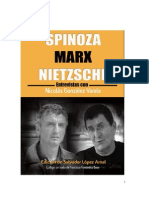 "Spinoza-Marx-Nietzsche. Entrevistas con Nicolás González Varela" por Salvador López Arnal (2013)