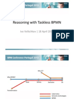 BPM Conference Portugal 2013 - Ivo Velichkov "Reasoning With Taskless BPMN "