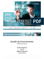 BPM Conference Portugal 2013 - Conference Closure - Alberto Manuel