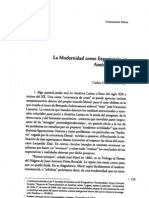 Ossandon, Carlos - La Modernidad Como Experiencia en America Latina - CyM N°15