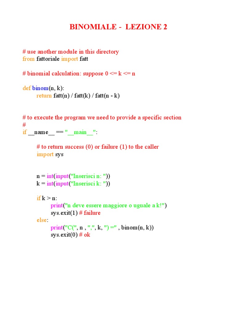 Programmi Svolti Python | PDF | System Of Linear Equations | Matrix ...