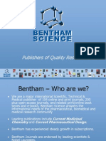 Bentham Science Presentation 2010