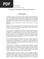 Artigo Pesquisa Em Psicologia Clinica-marlene Guirado