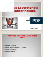 Valores de referência para exames laboratoriais em endocrinologia