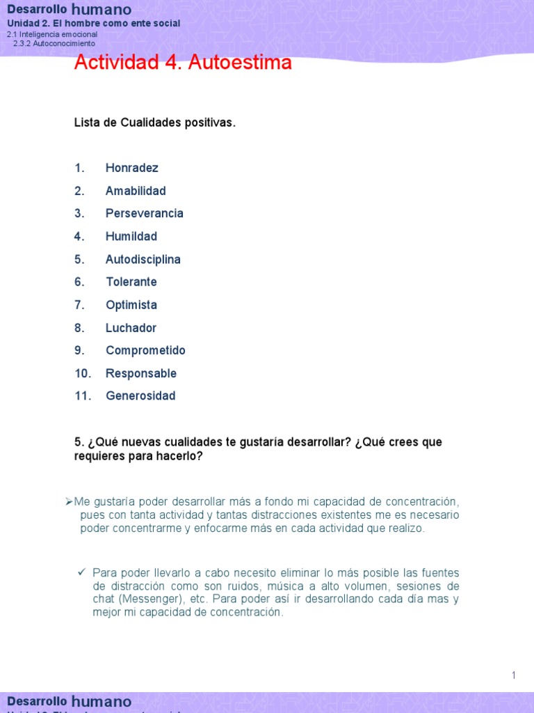 Desarrollo Personal y Autoconocimiento | PDF | Inteligencia emocional ...