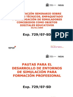 Seminario Pautas de Producción Simuladores