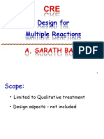 Design For Multiple Reactions: A. Sarath Babu