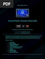 Syntheway Virtual Musical Instruments: Table of Contents