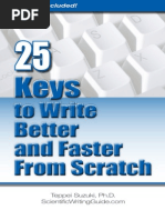 Download 25 Ways to Write Better and Faster From Scratch by tpiszk SN15233817 doc pdf