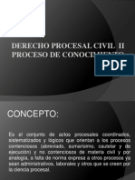 Derecho Pocesal Civil II