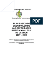 Plan Basico de Desarrollo de Capaciddaes Inst de Gestion 2008-2011