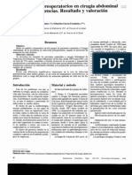 Cuidados Preoperatorios en Cirugia Abdominal de Urgencia