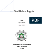 100 Soal Bahasa Inggris