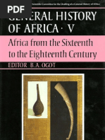 Volume v - Africa From the Sixteenth to the Eighteenth Century