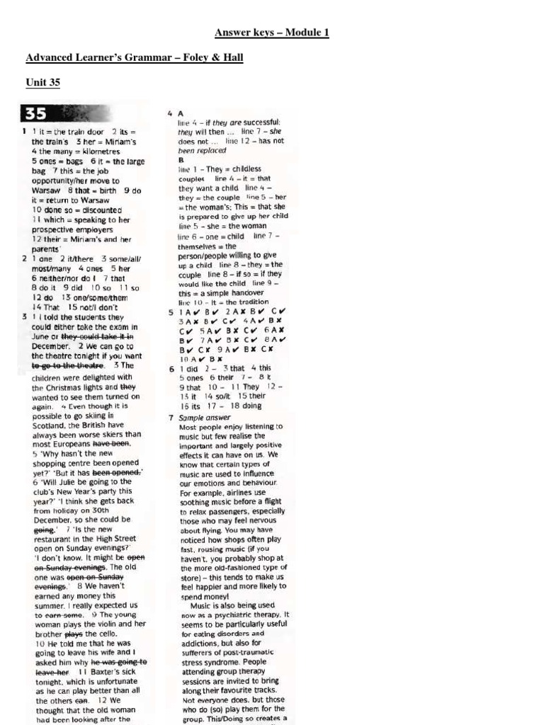 Answer Keys for Advanced Grammar Units | PDF | Language Arts & Discipline