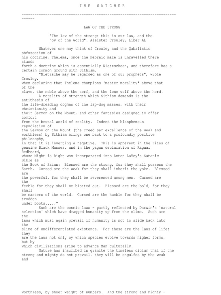 Watcher 8 | PDF | Aleister Crowley | Science