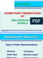 Sales Force: Power Point Presentation BY