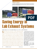 Saving Energy in
Lab Exhaust Systems