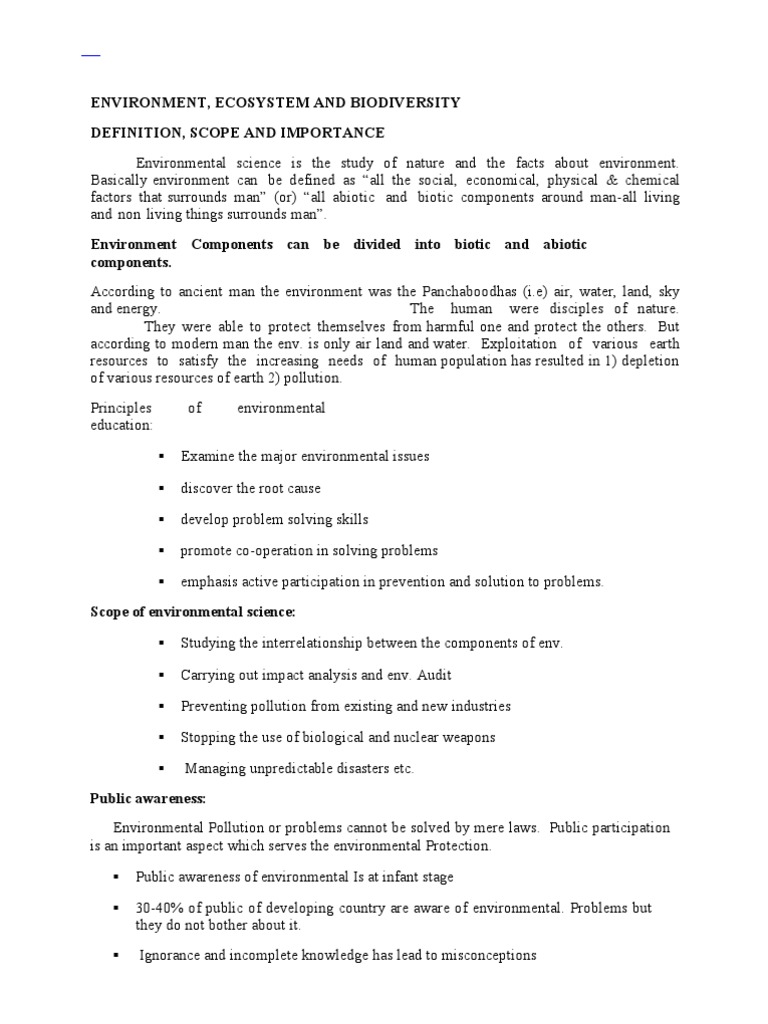 Environmental Science and Engineering Lecture Notes EDITED | PDF | Food ...