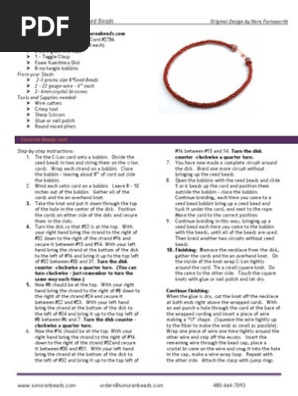 Kumihimo Cord and Seed Bead Necklace