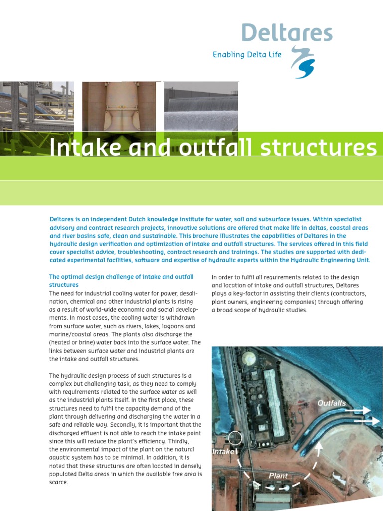 Optimizing Intake and Outfall Structures | PDF | Fluid Dynamics ...