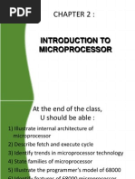 Chapter 2 Introduction To Microprocessor 