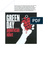 Green Day Digipak Deconstruction