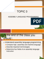 Chapter 3 ASSEMBLY LANGUAGE PROGRAMMING