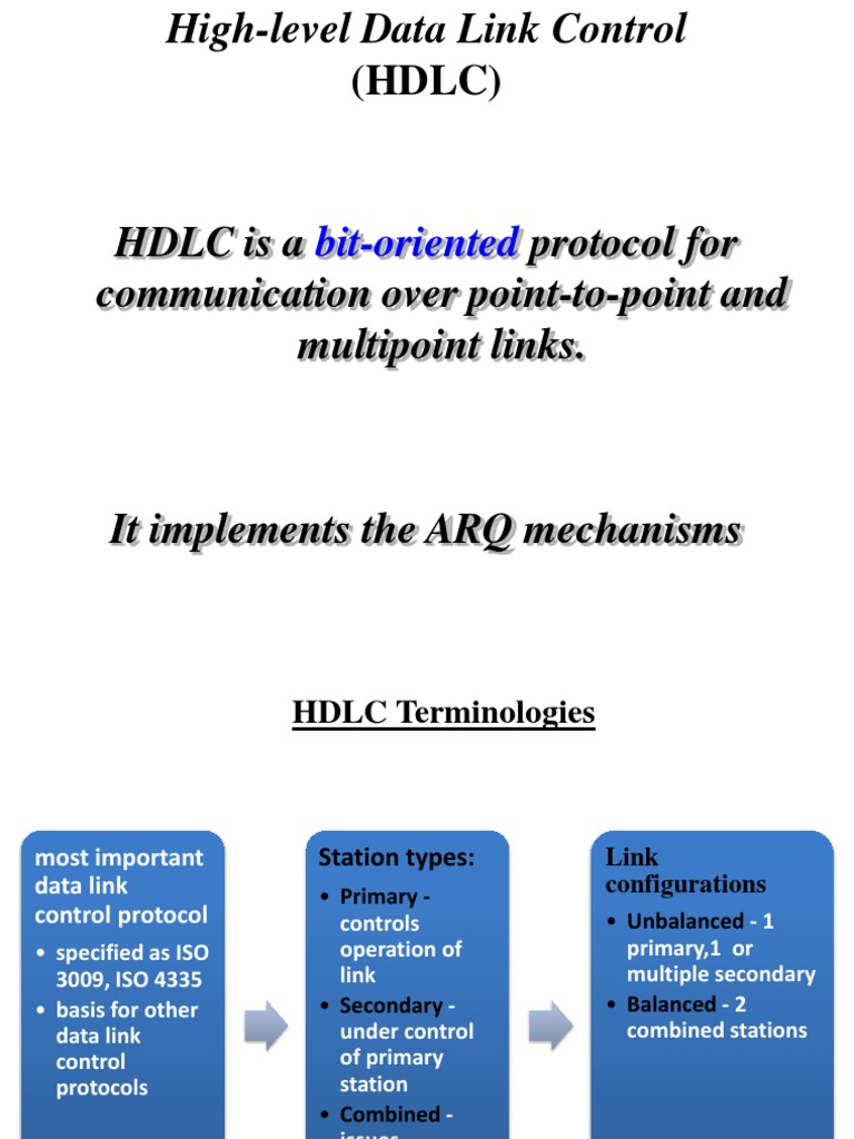 A Comprehensive Overview of the HighLevel Data Link Control Protocol