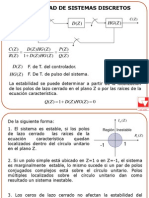 Estabilidad de Sistemas Discretos