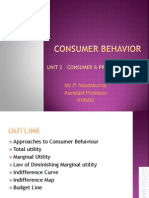 Consumer behavior Approaches Consumer Equilibrium