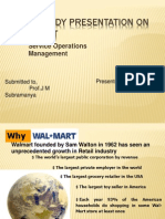 Case Study Presentation On Walmart: Service Operations Management