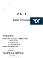 Unit - 15: Guides and Escorts
