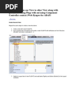 Navigation From One View To Other View Along With Parameters Using Plugs With Out Using Component Controller Context (Web Dynpro For ABAP)