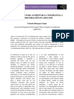 Estrategias para Aumentar La Tolerancia A La Frustración en Adultos