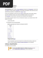 Classification Library Mgmt.
