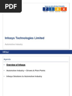 Infosys Technologies Limited: Automotive Industry