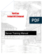 Server Training Manual With Washout