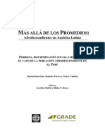 038. Más allá de los promedios Afrodescendientes en América Latina. Pobreza, discriminación social e identidad el caso de la población afrodescendiente en el Perú