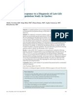 Pharmacologic Response To A Diagnosis of Late-Life Depression: A Population Study in Quebec