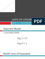 Laws of Logarithm