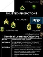 Enlisted Promotions