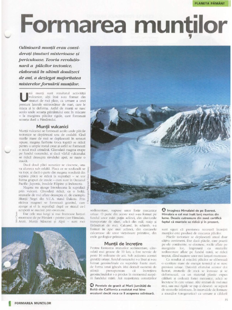 Formarea Muntilor | PDF