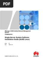 Single-Server System Software Installation Guide (SUSE Linux) - (V100R002C01 - 05)