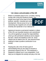 Values and Principles of UK Transcript