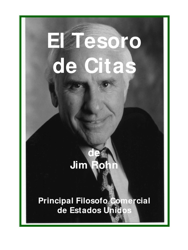 Citas Inspiradoras de Jim Rohn | PDF | Liderazgo | Felicidad