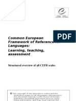 Common European Framework Reference Languages 