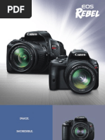 EOS Rebel T5i SL1-Brochure