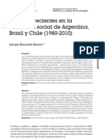 Boccardo Giorgio Cambios Recientes en La Estructura Social de Argentina Brasil y Chile 1980 2010