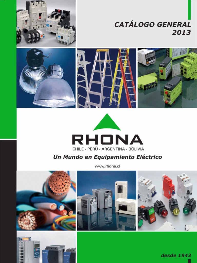 Catálogo General Rhona 2013, PDF, Relé